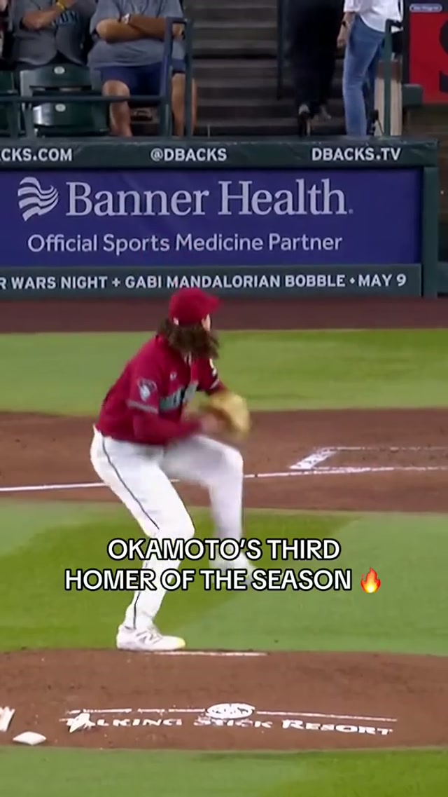 BIG OAK'S BIG FLY! ザ・ビッグ・オーク! #MLB #BlueJays #KazumaOkamoto #BlueJays50 