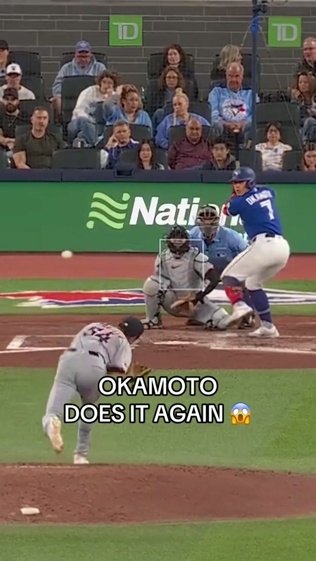 HOMERS ON BACK-TO-BACK DAYS 🔥 #MLB #BlueJays #BlueJays50 #KazumaOkamoto 
