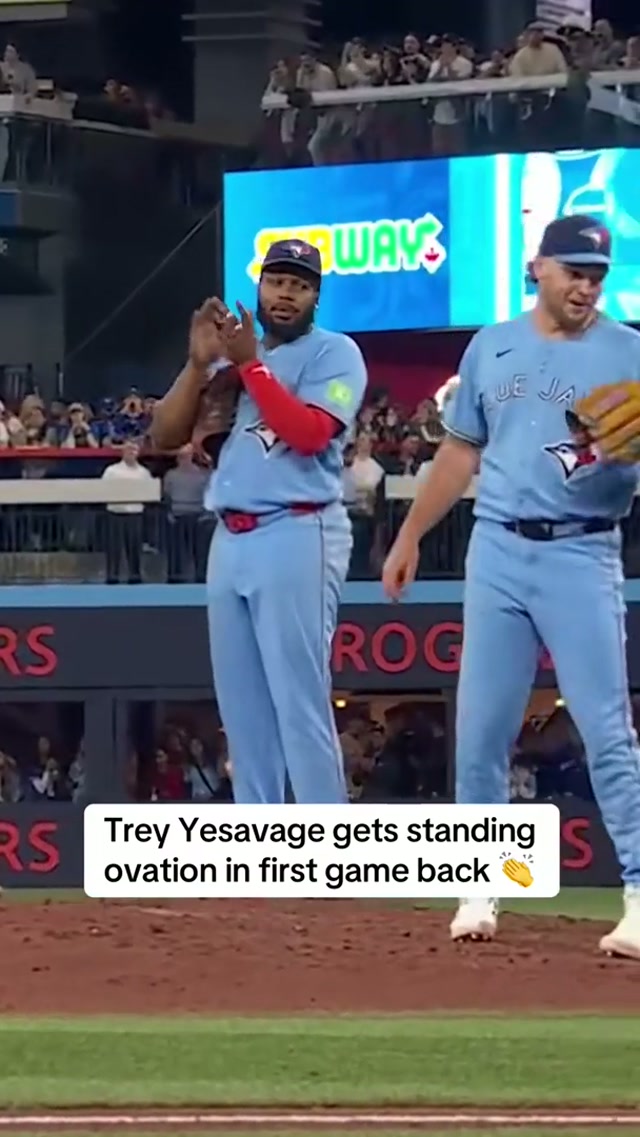 Welcome back, Trey 🔥 #MLB #BlueJays #BlueJays50 #TreyYesavage 