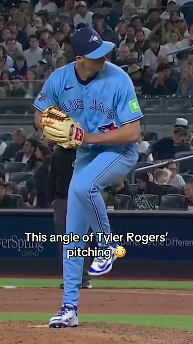 INCHES from the dirt 😮 #MLB #BlueJays #BlueJays50 #TylerRogers 