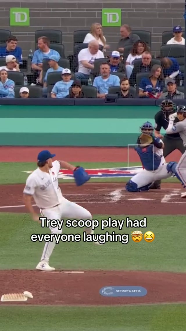 Third time’s the charm 👌 #MLB #BlueJays #BlueJays50 #TreyYesavage 