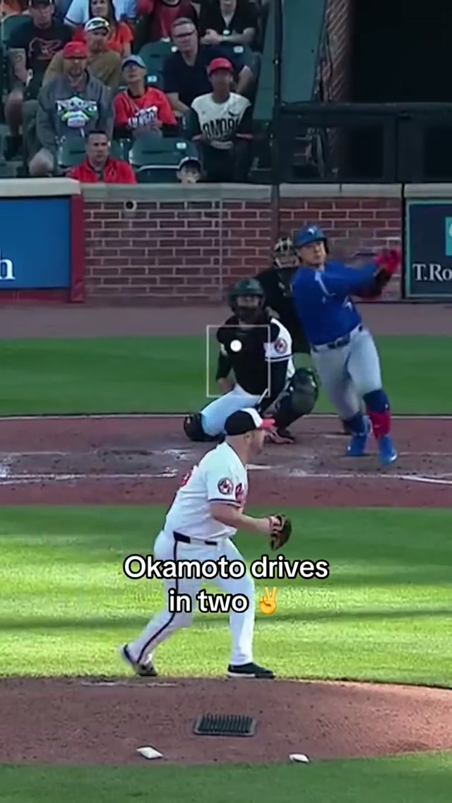 Clutch from the Big Oak ‼️  ##MLB##BlueJays##BlueJays50#KazumaOkamoto 