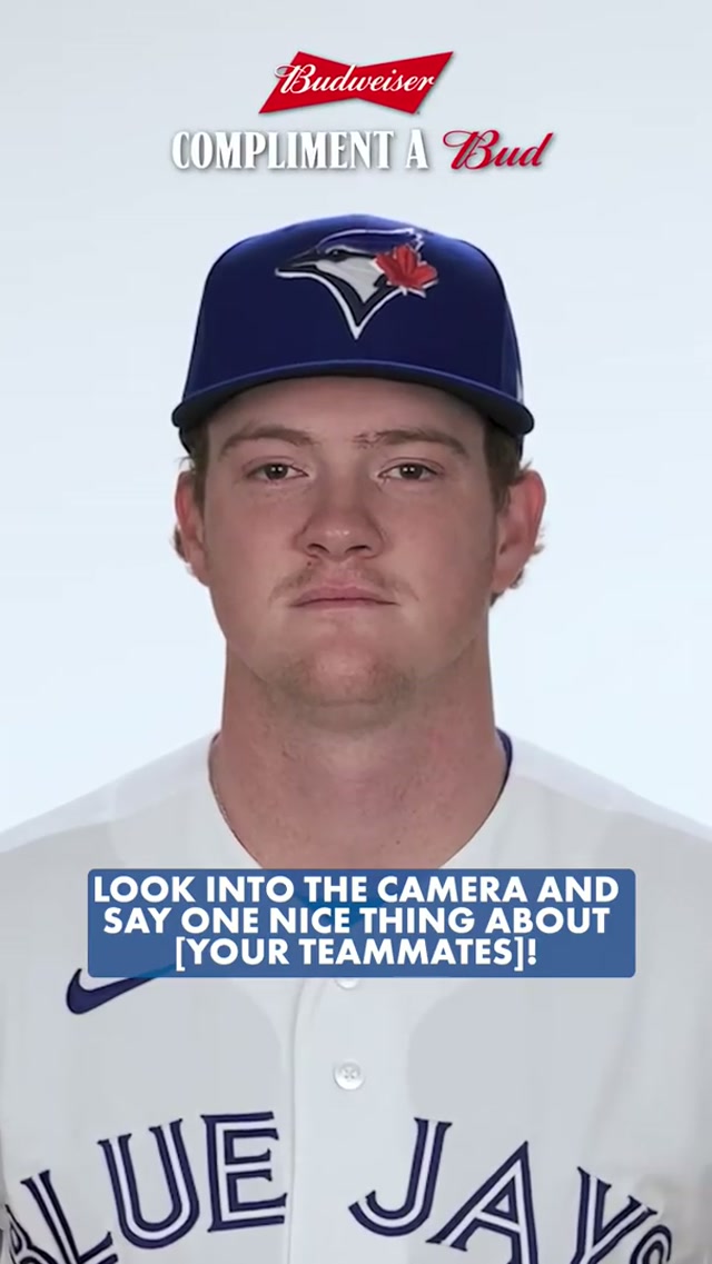 Compliment a Bud 💙 The guys complimented each other 🤗 #MLB #BlueJays #Toronto #BestBuds #Friends 