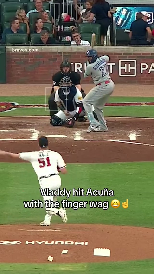 Vlad “Mutombo’d” Acuña 🤣 #MLB #BlueJays #BlueJays50 #Vladdy #RonaldAcuñaJr 