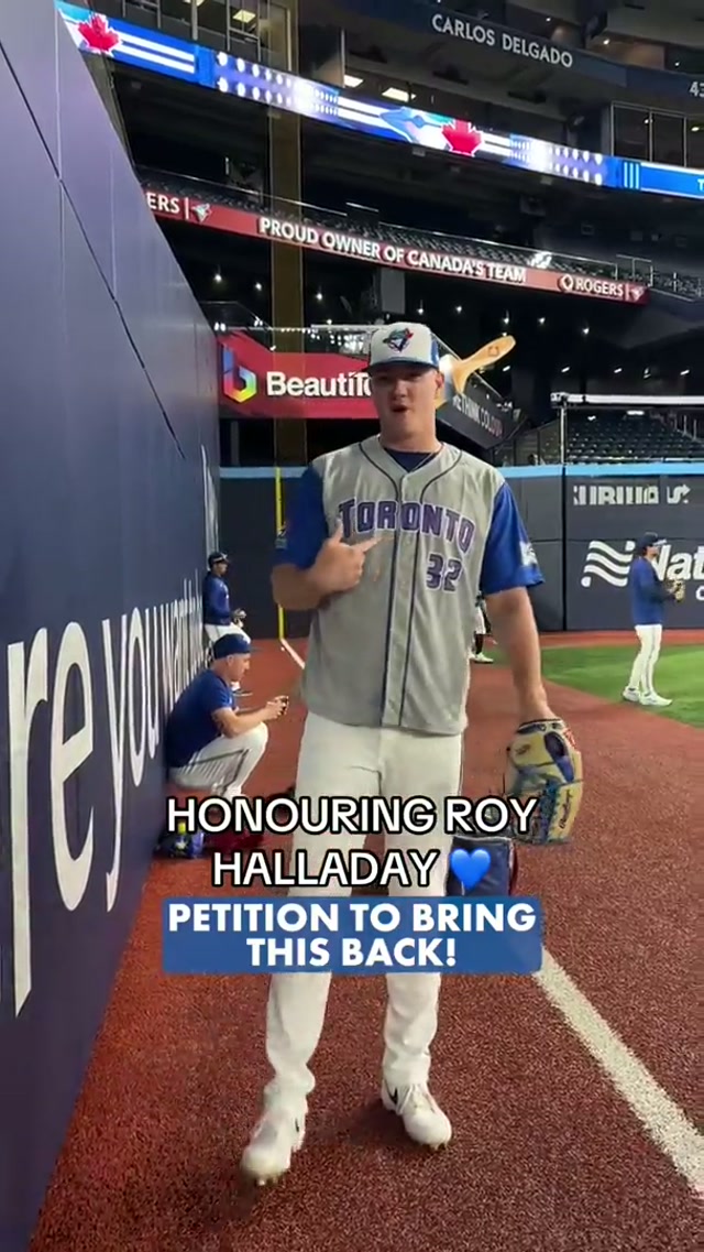 Doc Forever ❤️ #MLB #BlueJays #Toronto #BlueJays50 #RoyHalladay 