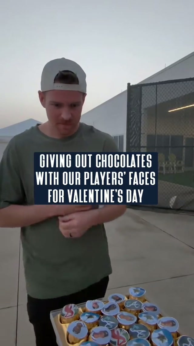 Happy Valentine’s Day from the Braves! ☺️🫶🏼

#braves #springtraining #mlb #valentinesday 