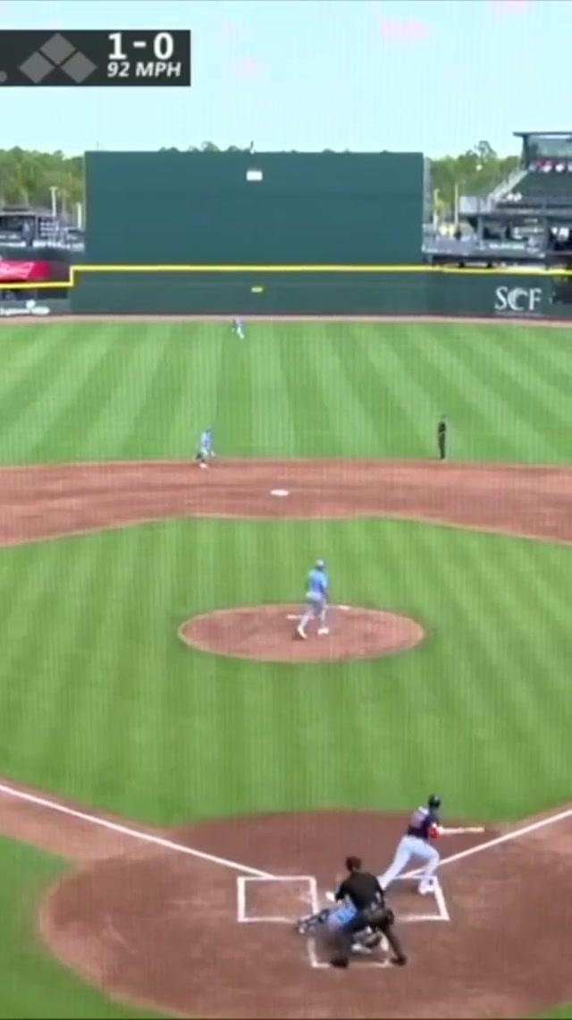 Mighty Matt clocking in 💥

#spring #springtraining #mattolson #homerun 