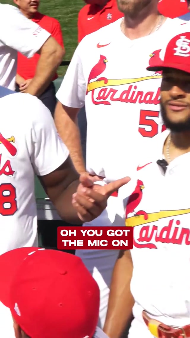 he did not, in fact, straight-face this pic 📸 #photography #sportsphotography #baseball #cardinals