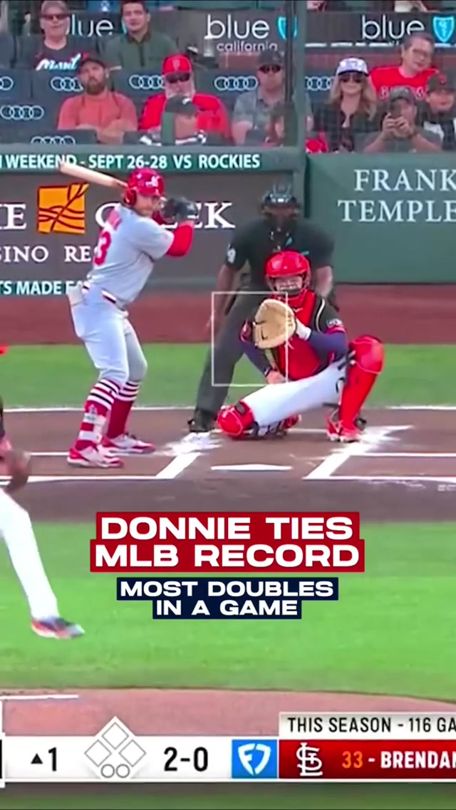 messed around and got a QUADRUPLE double ✌️ #mlb #baseball #record #cardinals 