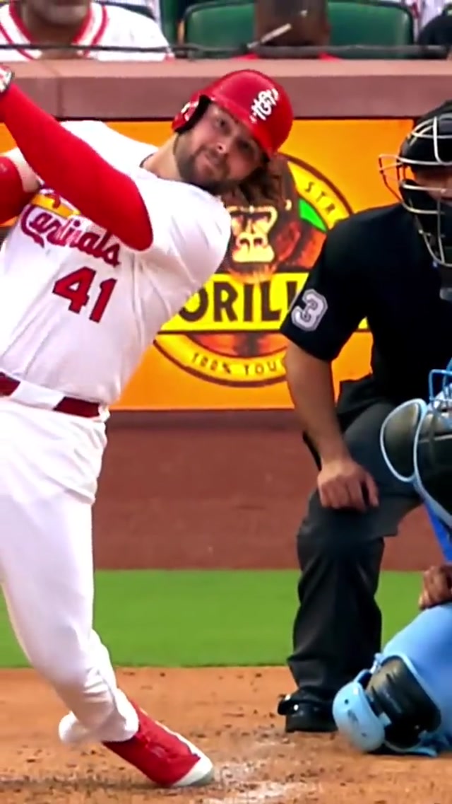 Hardware for Burly! Alec Burleson has won the NL Utility Silver Slugger! #silver #award #mlb #baseball 