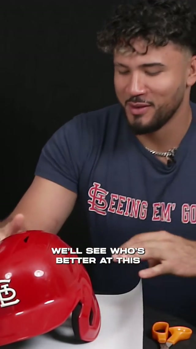 If it’s your first time wrapping gifts, we don’t recommend starting with a batting helmet 🎁 #presents #gifts #christmas #holiday