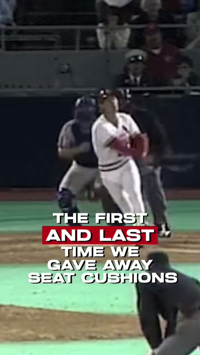 Seat Cushion Night was legendary #mlb #baseball #stlouis #stlouiscardinals 