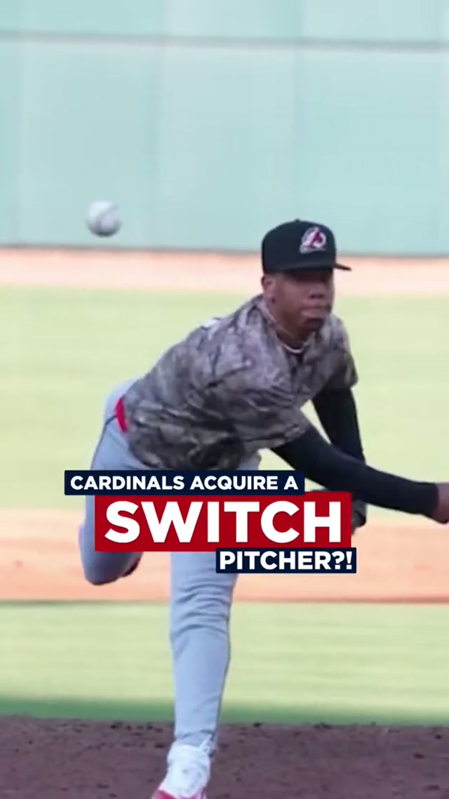 amphibious pitcher #baseball #mlb #cardinals #ambidextrous 