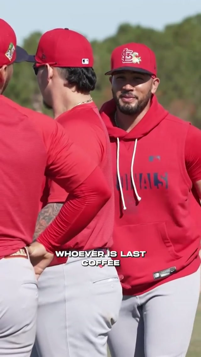 Coffee is on Iván ☕️ #baseball #mlb #cardinals #springtraining