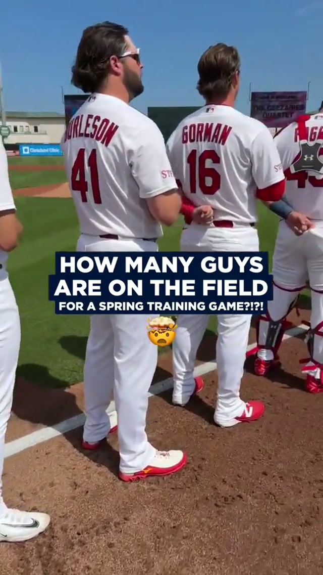 admin got their steps in getting you this video #baseball #mlb #cardinals #springtraining