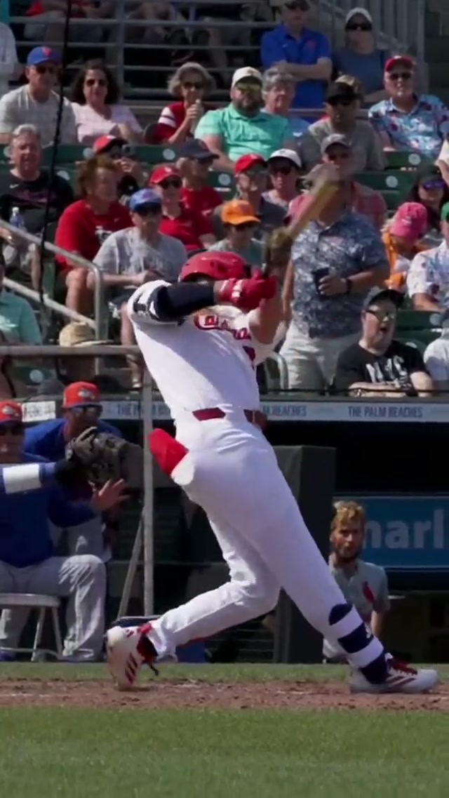 JJ’s first Spring Training home run this season 😤 #MLB #cardinals #springtraining