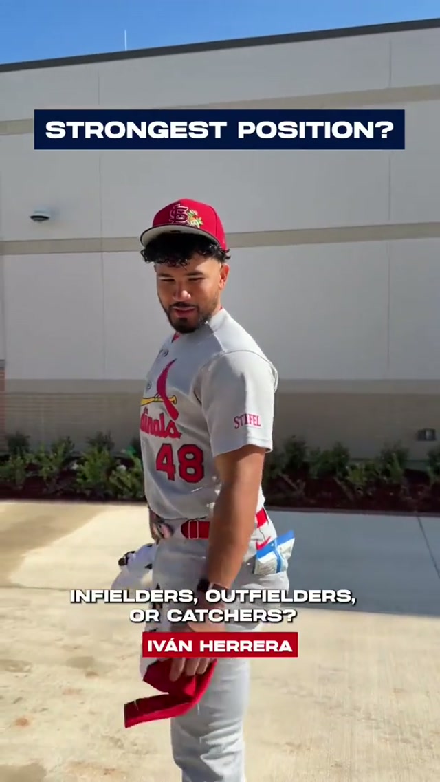 a lot of strong opinions on this one 💪 #cardinals #MLB #springtraining #baseball 