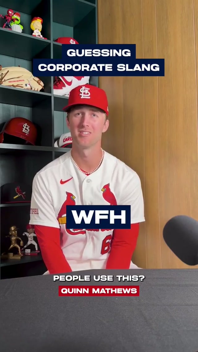 Had to circle back for another round of guessing corporate slang 🔄 #corporate #corporatehumor #baseball #cardinals 