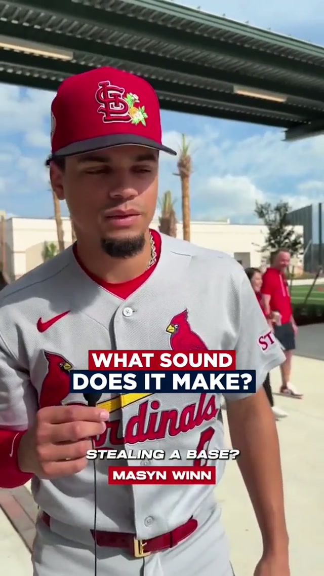 alec burleson has 18 stolen bases in the Majors do not slander his name #baseball #mlb #cardinals #springtraining