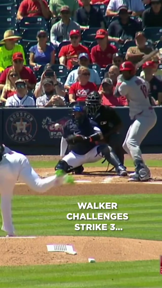 good eye, Walk 👀 #baseball #mlb #cardinals 