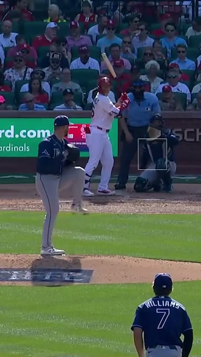JJ WETHERHOLT’S FIRST MLB HIT IS A HOME RUN ‼️ #mlb #cardinals #OpeningDay