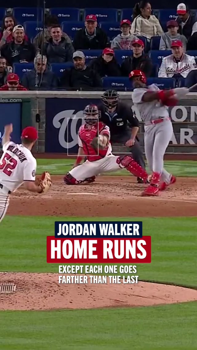 have we mentioned yet that he leads the league in home runs? #baseball #mlb #cardinals #jordanwalker 