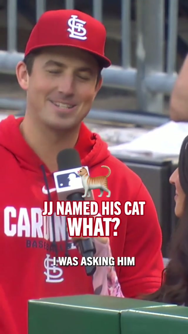 cat owner has got that dog in him 🐈 on the Active Mic presented by @wellsfargo #Baseball #MLB #Cat #catsoftiktok 