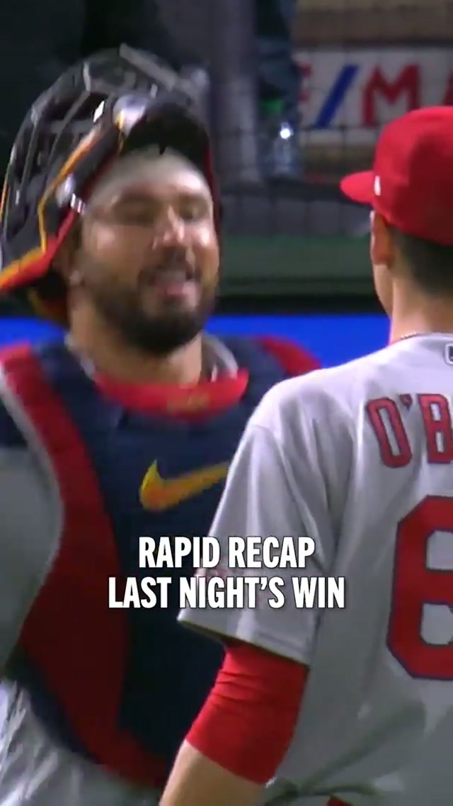 three in a row #baseball #mlb #cardinals #win #recap