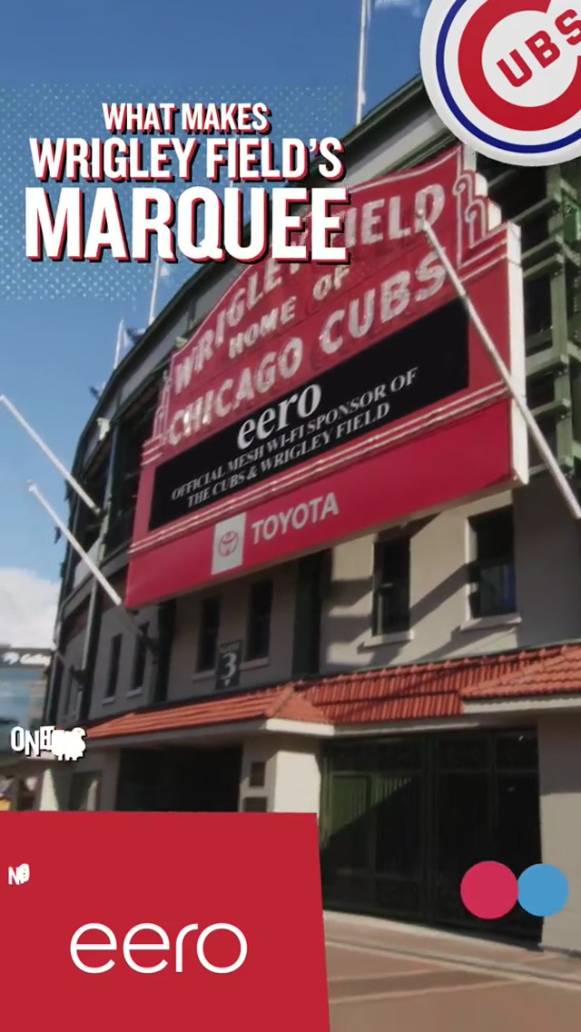 This marquee has seen it all. 