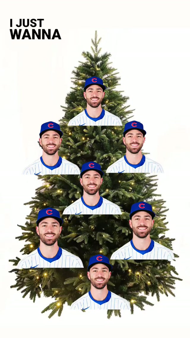 Merry Christmas to the girlies! 😌 #cubs #dansbyswanson 