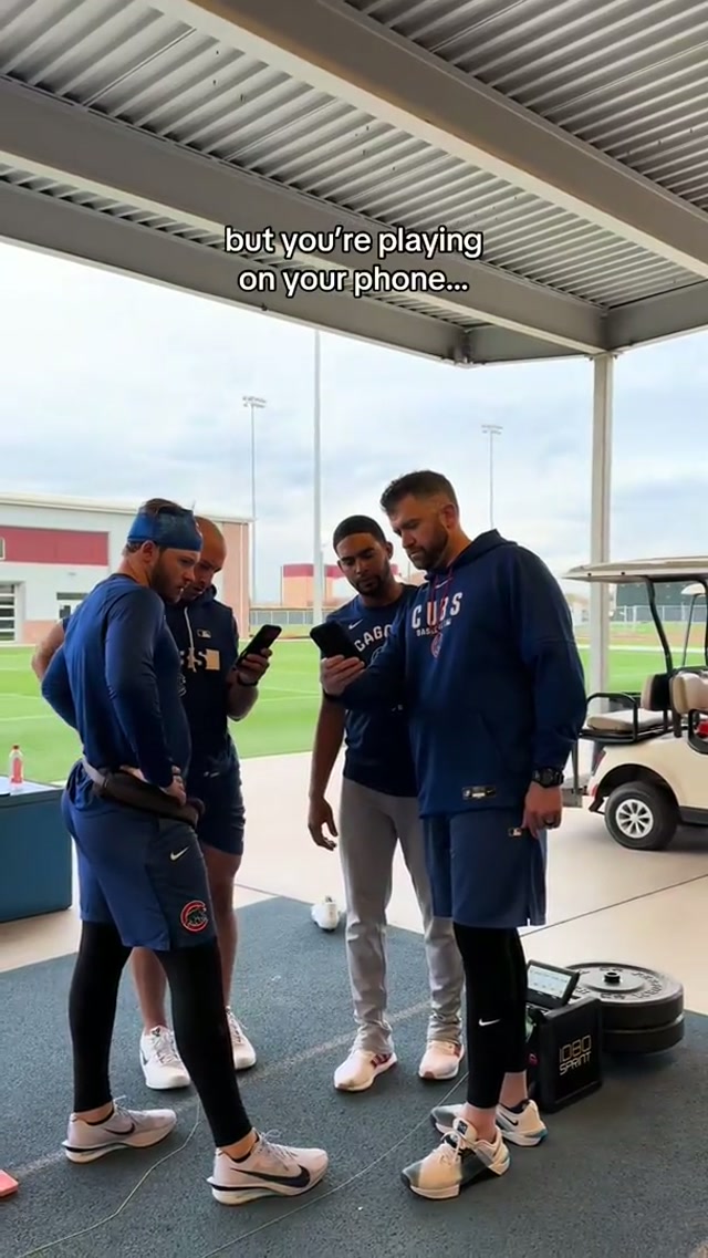 and the business is serious! #cubs #mlb 