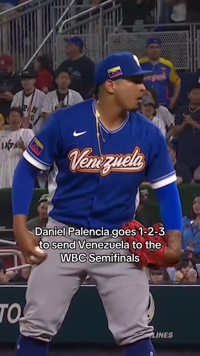 Daniel Palencia the closer that you are. #worldbaseballclassic #DanielPalencia #MLB #ChicagoCubs #Venezuela 