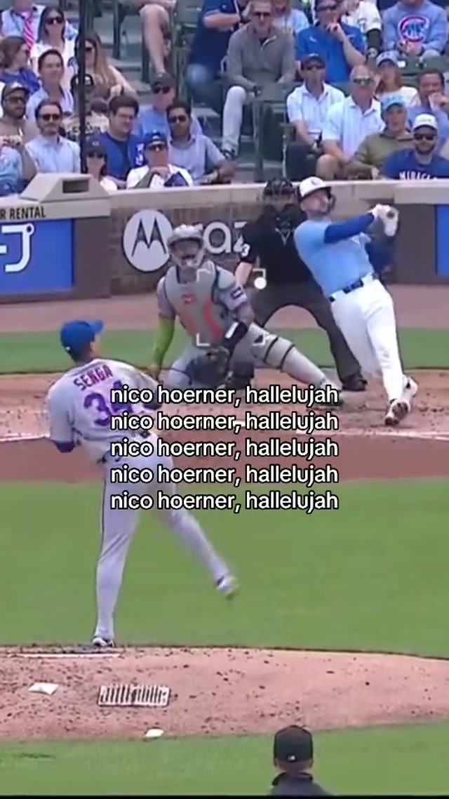 call it nicoachella. #mlb #chicago #cubs #coachella #nicohoerner 