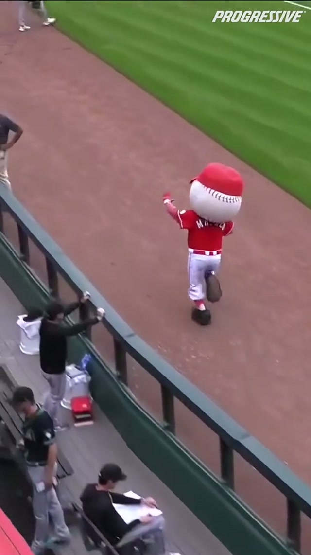 We love whatever is wrong with Geraldo Perdomo #mascot #baseball #mlb
