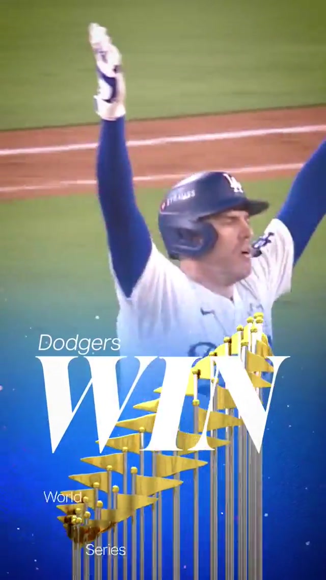 FREDDIE FREEMAN WALKS IT OFF! #dodgers #sports #losangeles #worldseries 