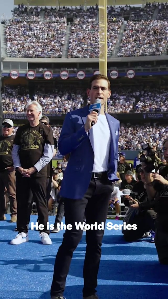 Your World Series MVP, Yoshinobu Yamamoto. 🥹 #dodgers #sports #losangeles 