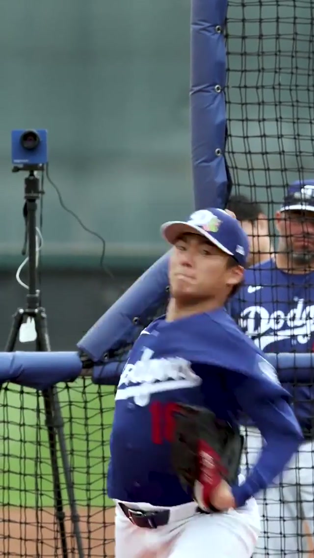 The World Series MVP is back on the mound. 🔥 #dodgers #sports #losangeles 