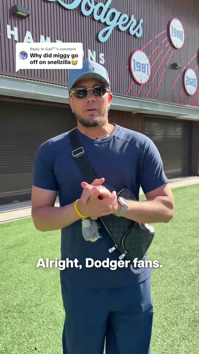 Replying to @Gæl¹⁷ A statement from Miguel Rojas. #dodgers #sports #losangeles 