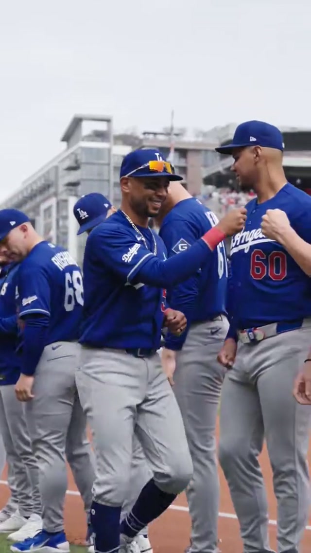 How strong is Mookie, you ask? 🤣 #dodgers #mlb #funny 