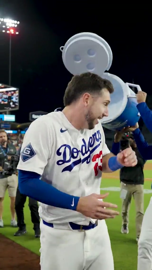 April showers. ☔️ #dodgers #sports #losangeles 