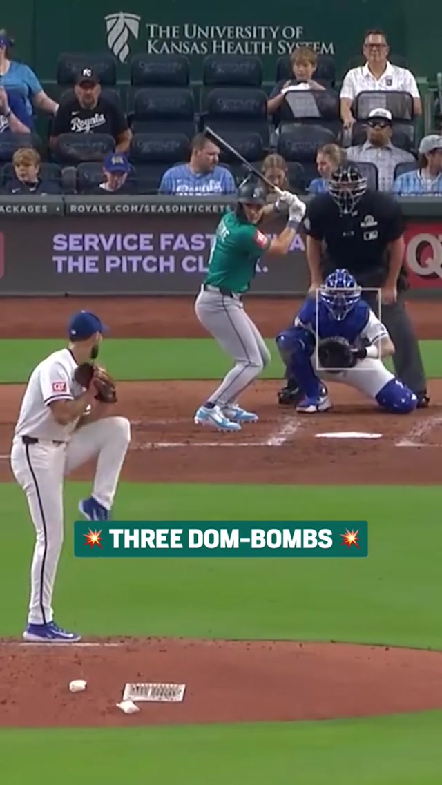 That one time Dom scored a hat trick. #mariners #mlb #baseball