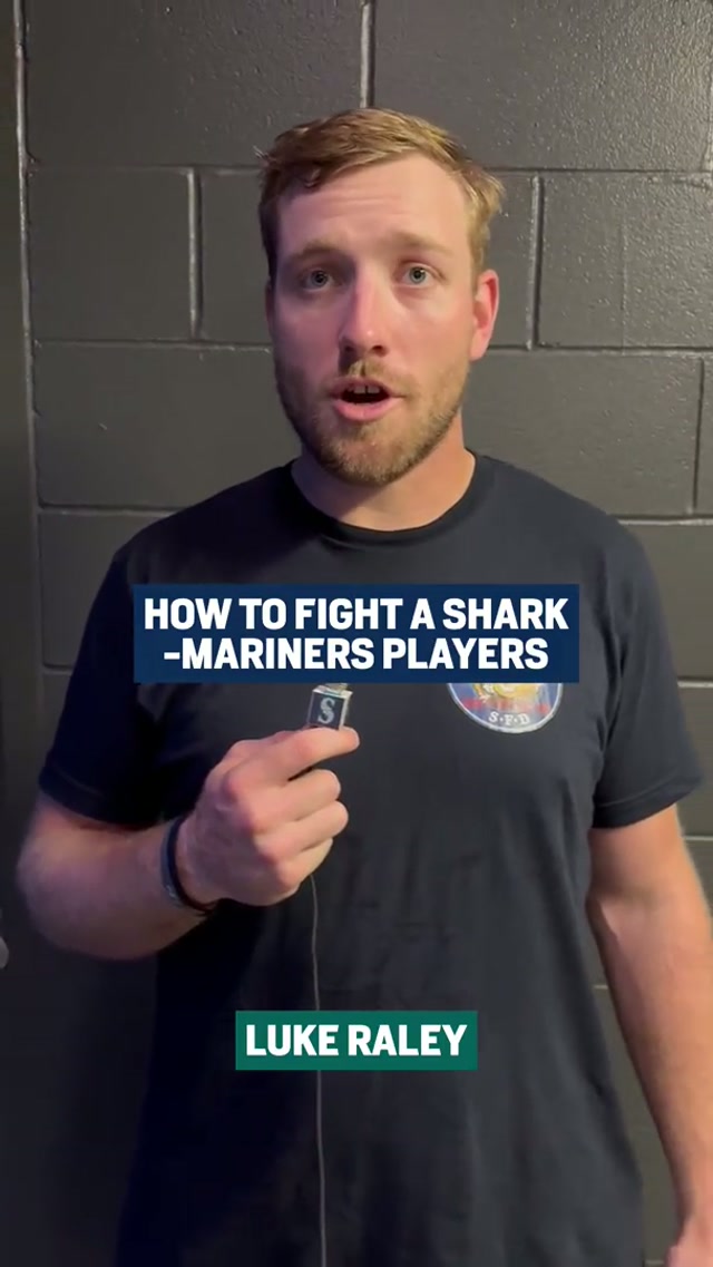 “I might die before it kills me” 😭🦈 #sportstiktok #sports #baseball #mlb #mariners