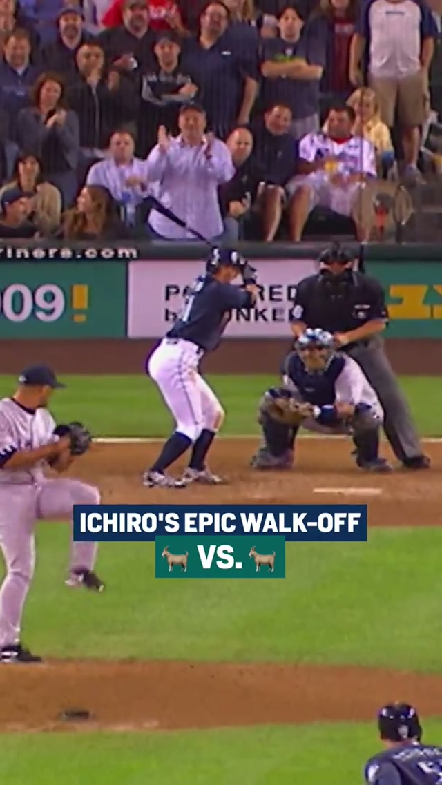 Ichi vs. Mariano was one for the ages 🐐 ##mariners #mlb #baseball