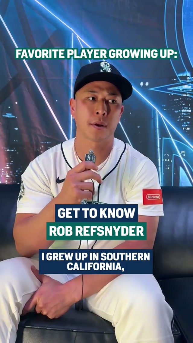 Get to know one of the newest members of the squad, Rob Refsnyder 👋 #mariners #baseball #mlb