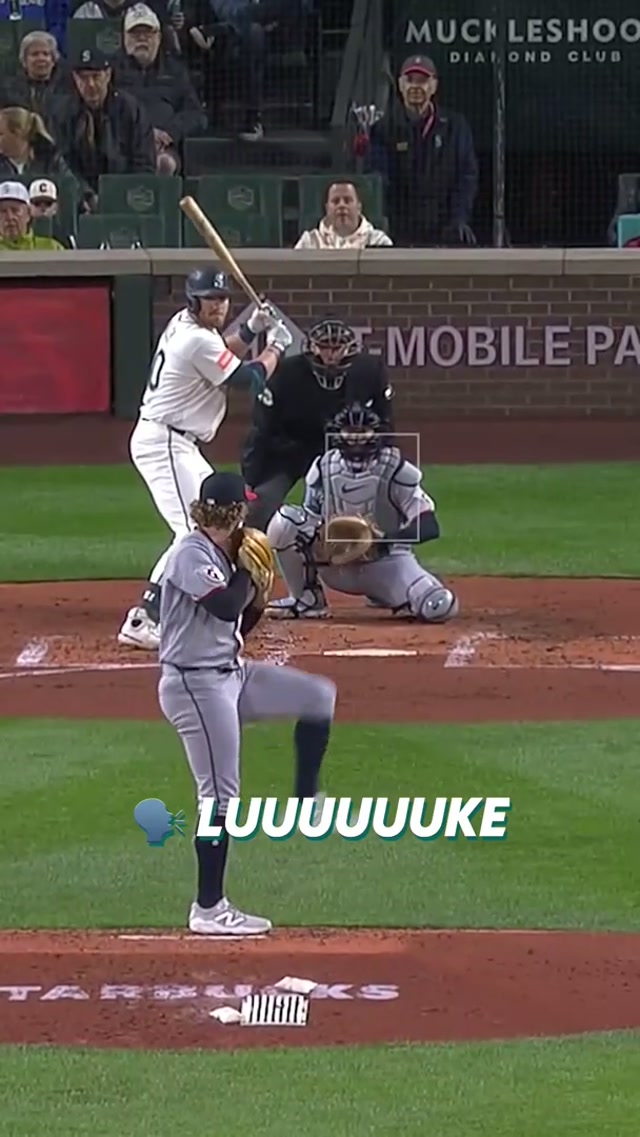 A frozen rope from Luke Raley 👀 #mlb #baseball #openingday #mariners #lukeraley