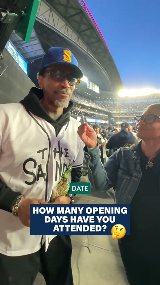 Comment how many Mariners Opening Days you’ve attended ✍️ #MLB #Baseball #Mariners 