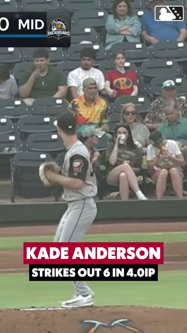Strong pro debut for Kade Anderson. #mlb #mariners #pitchers #kadeanderson 