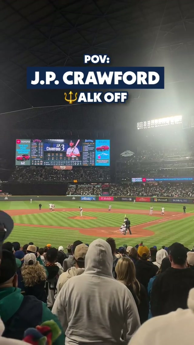 CLUTCH CRAWFORD 
#MLB #Mariners #TridentsUp #Baseball 