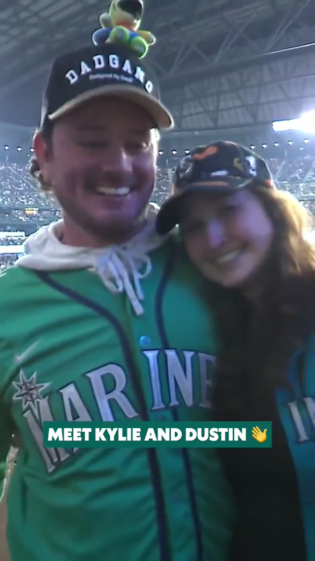 From first pitch to forever 💍 #mariners #baseball #mlb