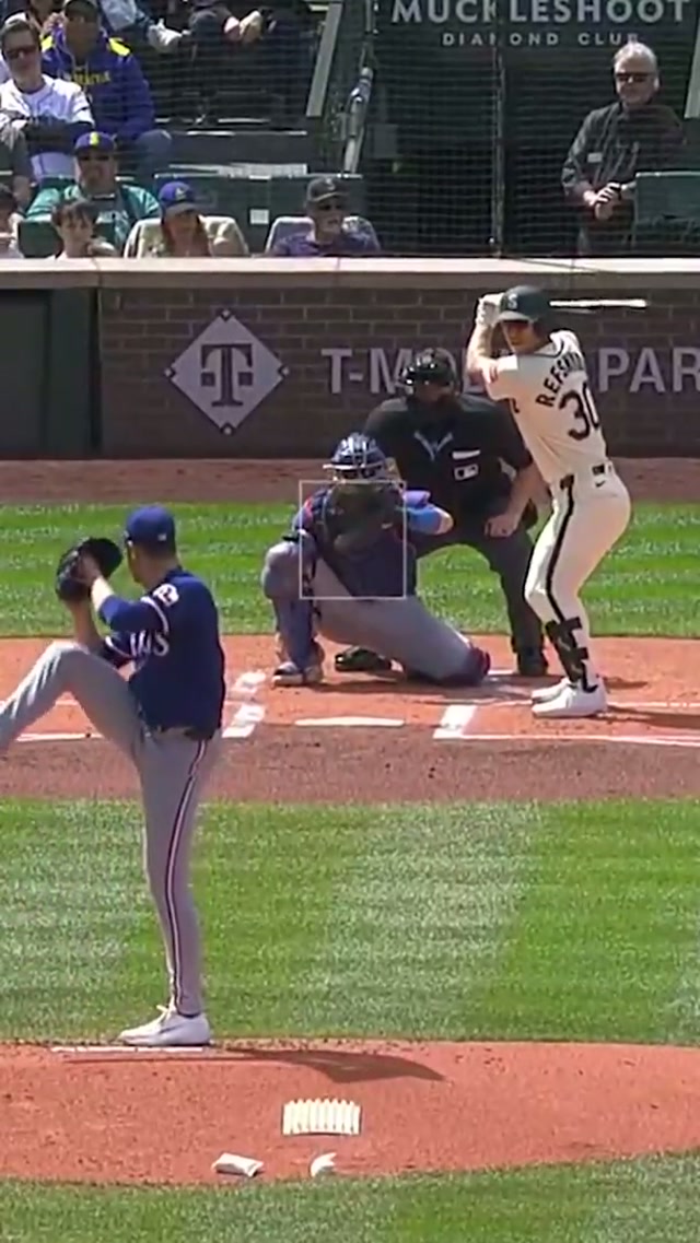 First pitch... GONE for Rob Refsnyder! #mlb #mariners #baseball #robrefsnyder